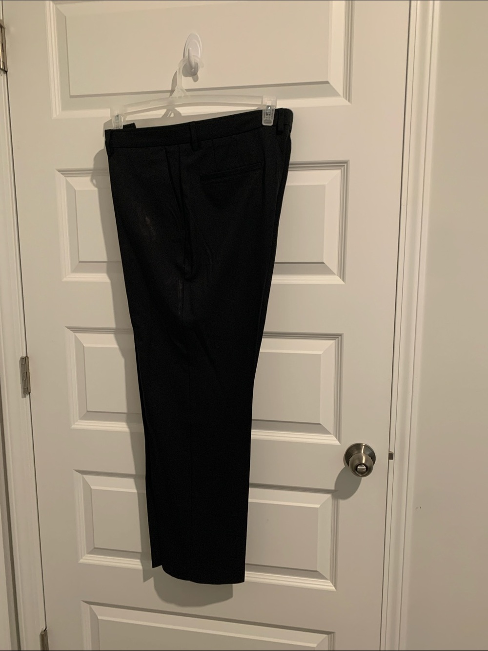 Haggar Men's Black Dress Pants - Slim Classic Trousers